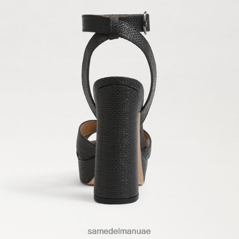 أسود أحذية Sam Edelman نحيف صندل منصة كاينا 246L6T513