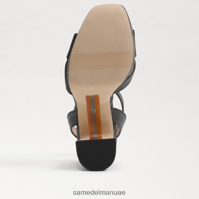 أسود أحذية Sam Edelman نحيف صندل منصة كاينا 246L6T513
