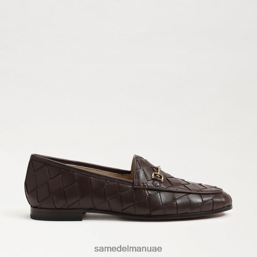 الشوكولاته الداكنة أحذية Sam Edelman نحيف لورين لوفر منسوج قليلاً 246L6T516