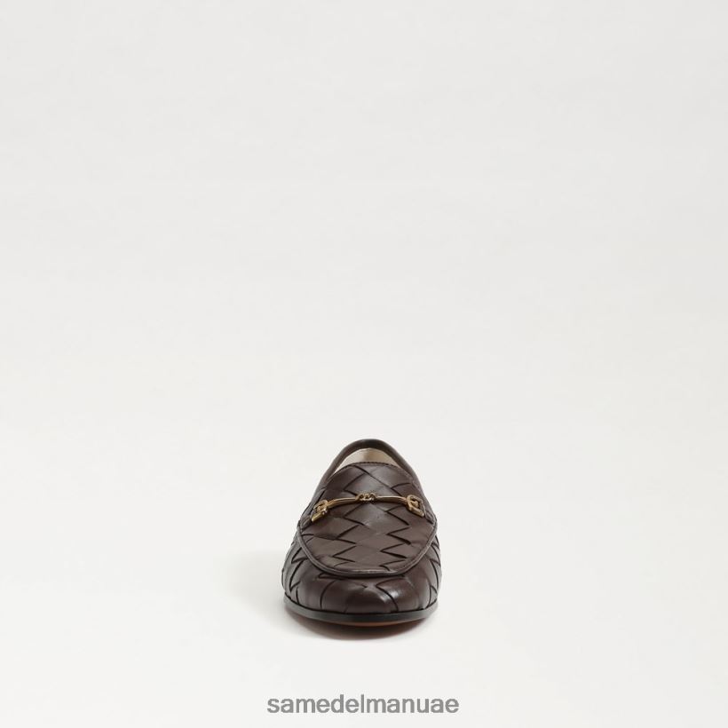 الشوكولاته الداكنة أحذية Sam Edelman نحيف لورين لوفر منسوج قليلاً 246L6T516