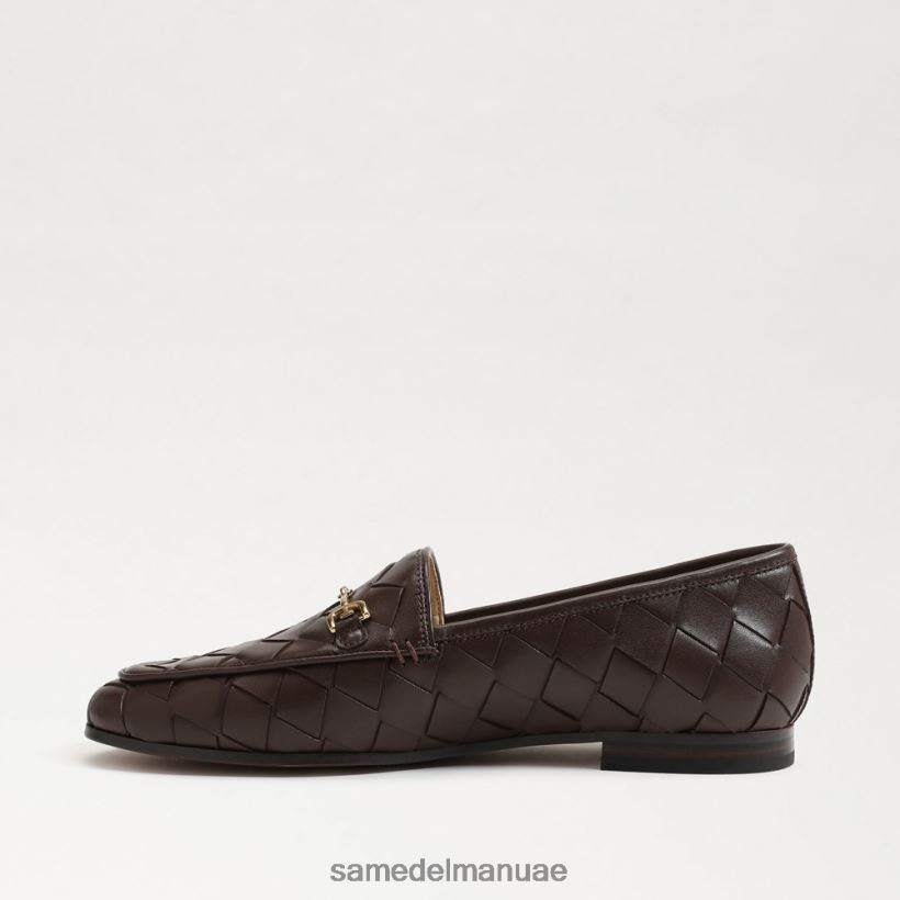 الشوكولاته الداكنة أحذية Sam Edelman نحيف لورين لوفر منسوج قليلاً 246L6T516