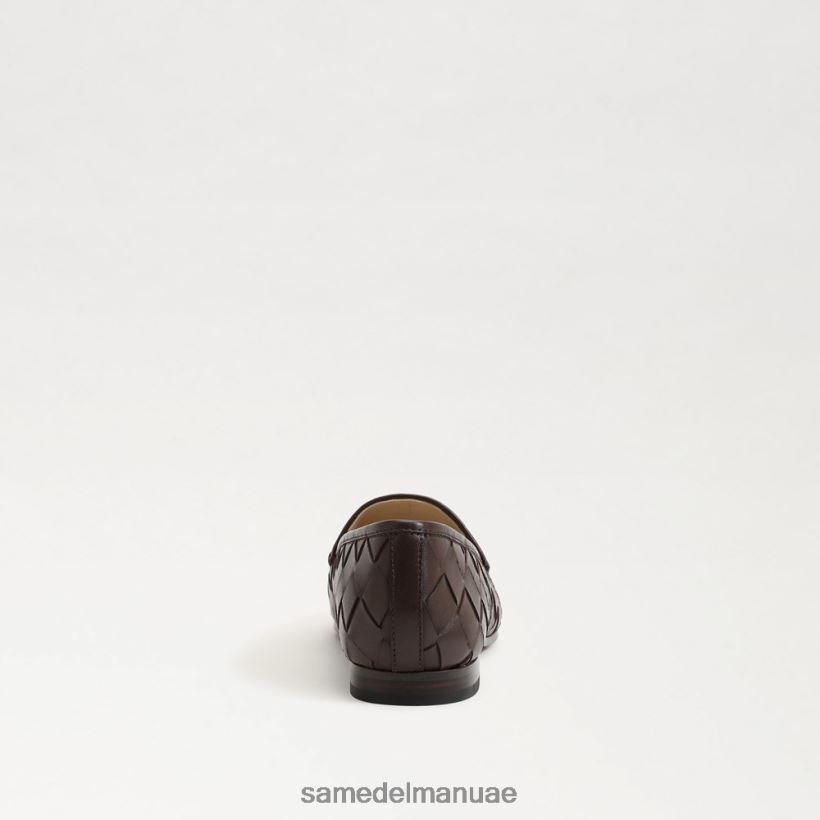 الشوكولاته الداكنة أحذية Sam Edelman نحيف لورين لوفر منسوج قليلاً 246L6T516