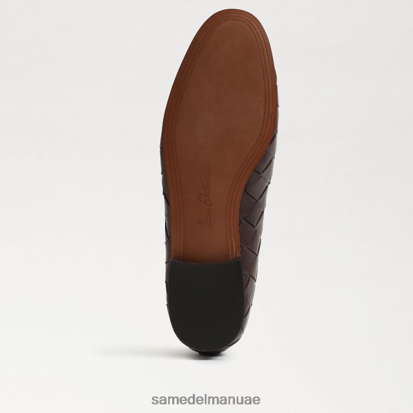 الشوكولاته الداكنة أحذية Sam Edelman نحيف لورين لوفر منسوج قليلاً 246L6T516