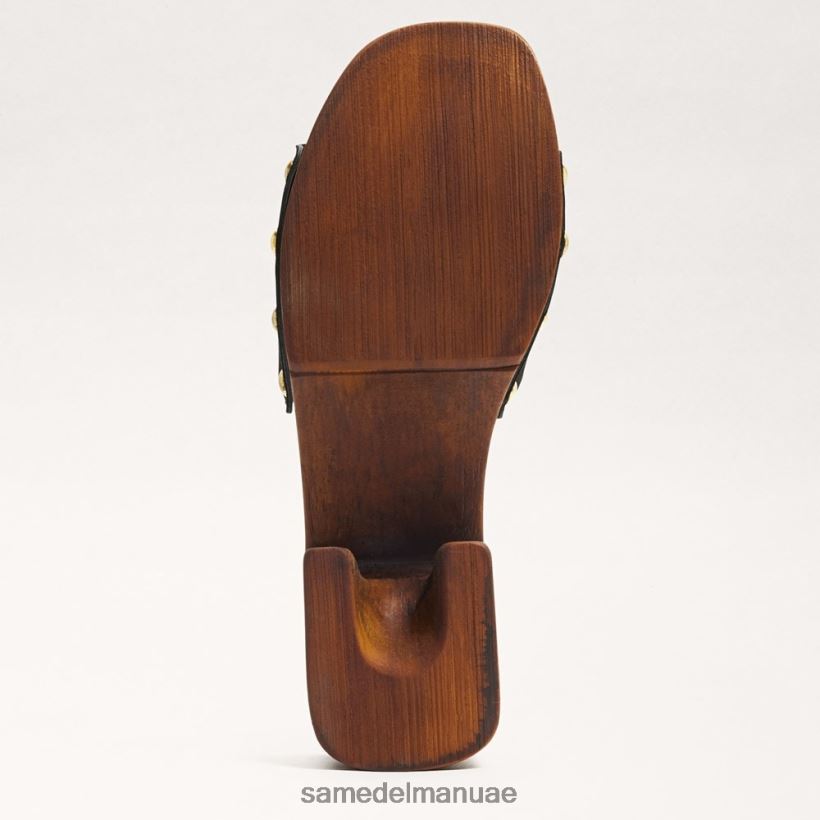 جلد الغزال الأسود أحذية Sam Edelman نحيف صندل بغل فرانسينا 246L6T520