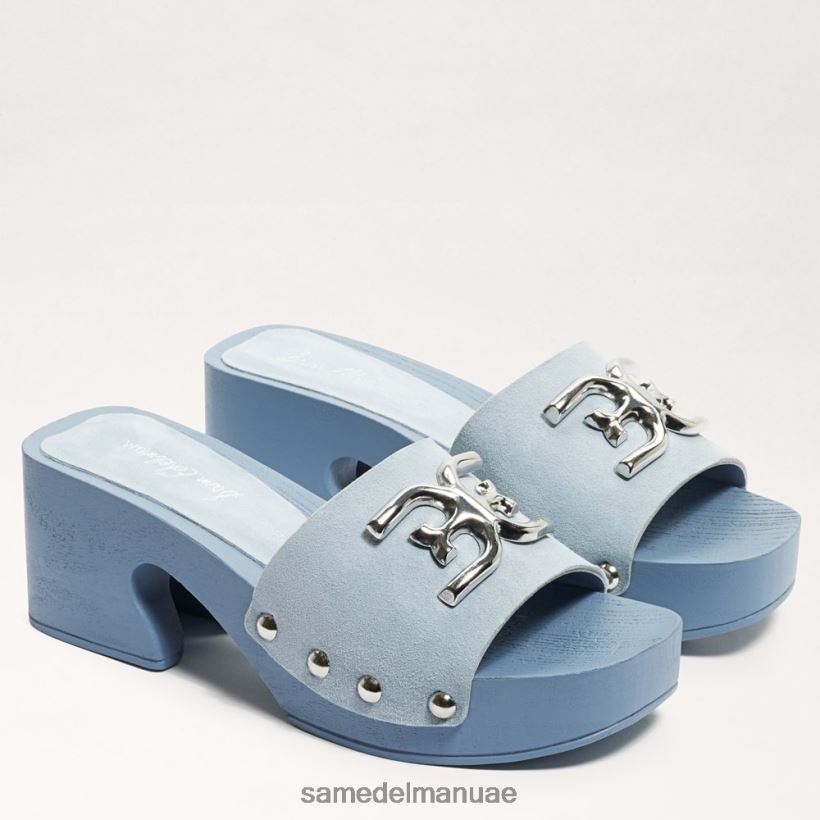 أزرق شاحب أحذية Sam Edelman نحيف صندل بغل فرانسينا 246L6T521