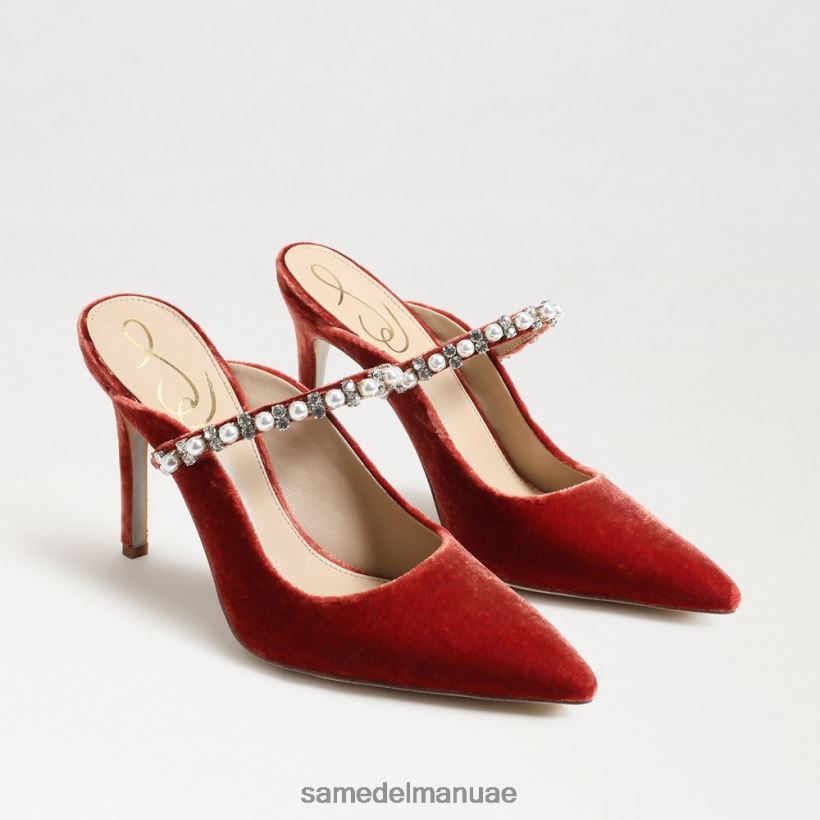 كانيون برتقالي مخملي أحذية Sam Edelman نحيف مضخة بغل هايلاند 246L6T527