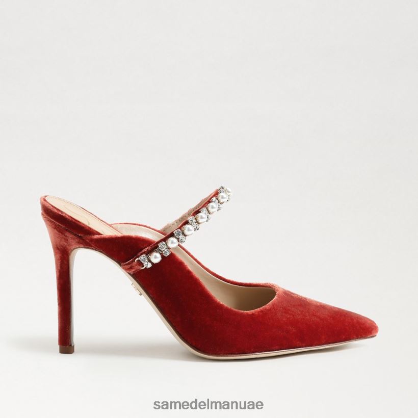 كانيون برتقالي مخملي أحذية Sam Edelman نحيف مضخة بغل هايلاند 246L6T527
