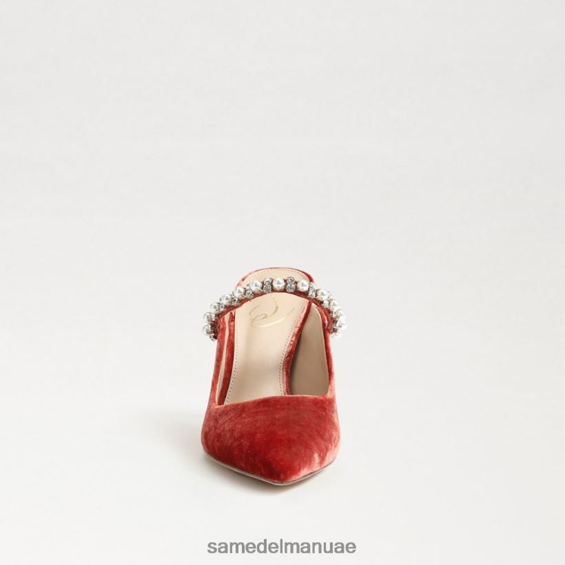 كانيون برتقالي مخملي أحذية Sam Edelman نحيف مضخة بغل هايلاند 246L6T527