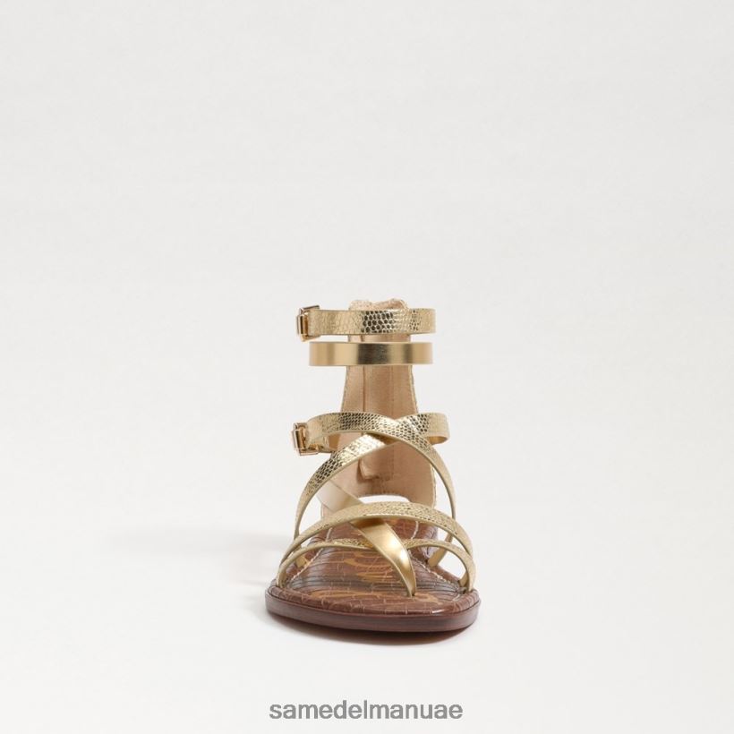 العنبر الذهب أحذية Sam Edelman نحيف صندل مصارع جيبس 246L6T530