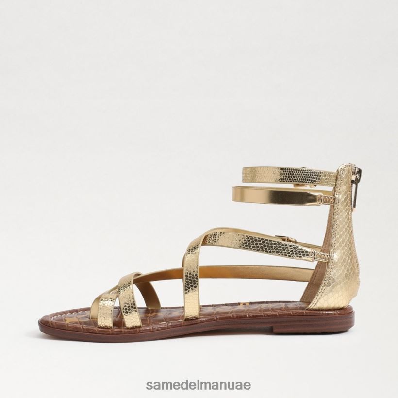 العنبر الذهب أحذية Sam Edelman نحيف صندل مصارع جيبس 246L6T530