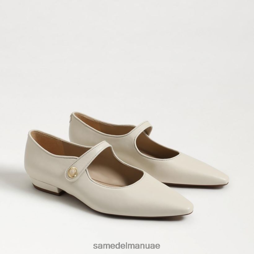 العاج الحديث أحذية Sam Edelman نحيف جين ماري جين مدببة عند أصابع القدم المسطحة 246L6T542