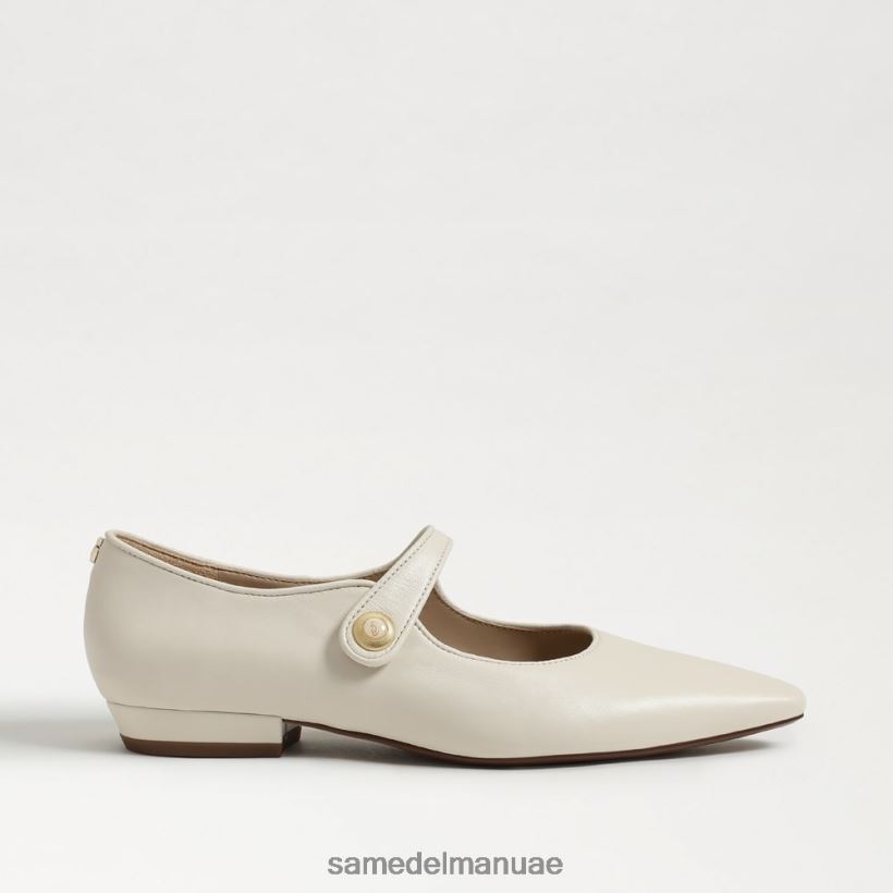 العاج الحديث أحذية Sam Edelman نحيف جين ماري جين مدببة عند أصابع القدم المسطحة 246L6T542