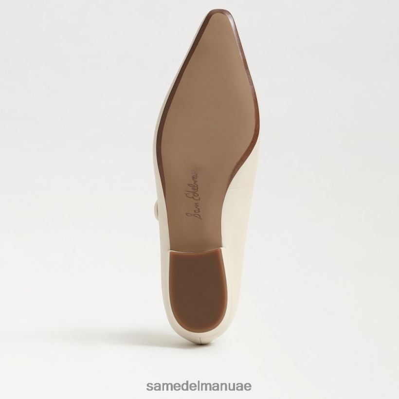 العاج الحديث أحذية Sam Edelman نحيف جين ماري جين مدببة عند أصابع القدم المسطحة 246L6T542