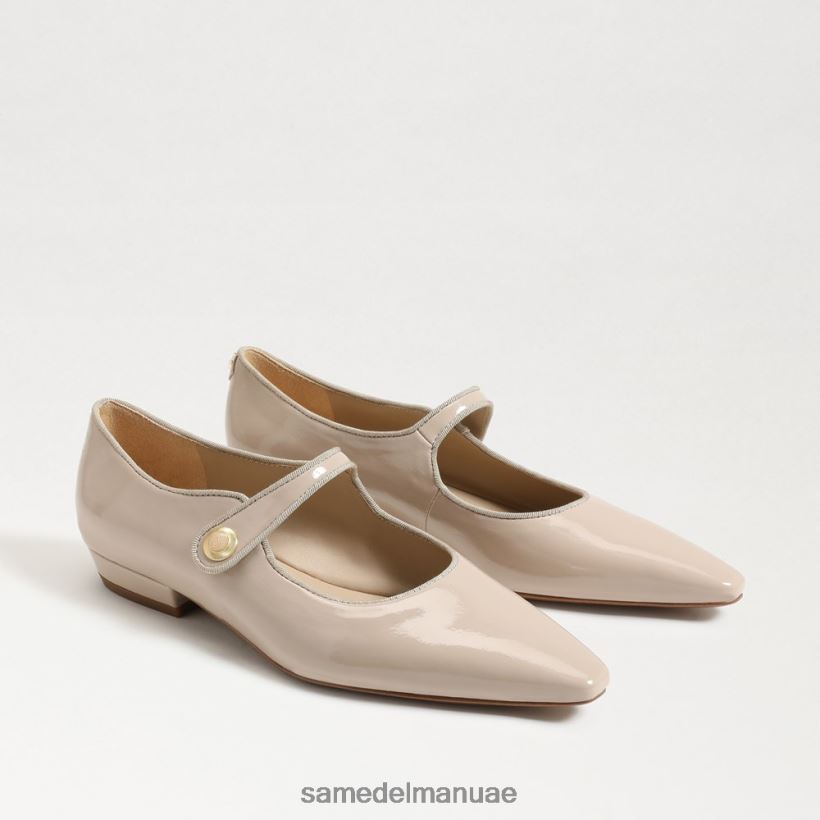 براءة اختراع شاي لاتيه أحذية Sam Edelman نحيف جين ماري جين مدببة عند أصابع القدم المسطحة 246L6T543