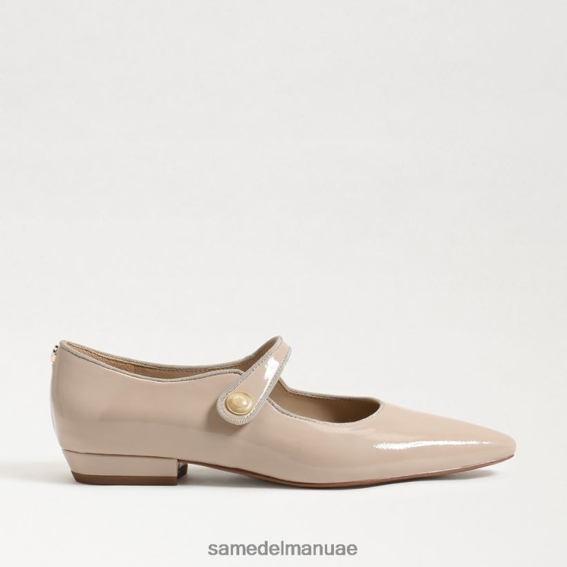 براءة اختراع شاي لاتيه أحذية Sam Edelman نحيف جين ماري جين مدببة عند أصابع القدم المسطحة 246L6T543