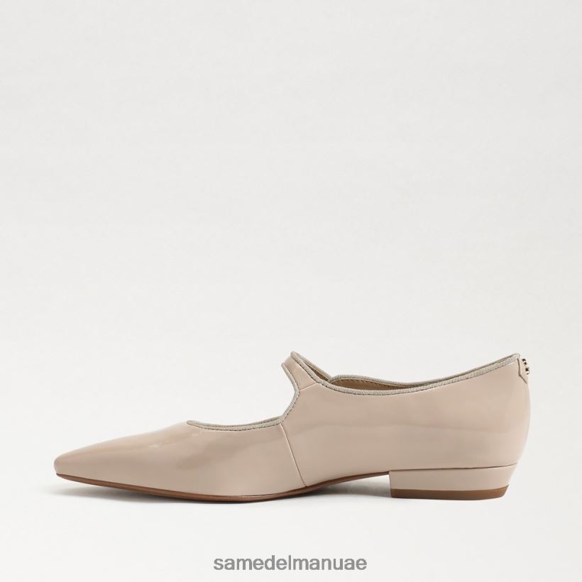 براءة اختراع شاي لاتيه أحذية Sam Edelman نحيف جين ماري جين مدببة عند أصابع القدم المسطحة 246L6T543