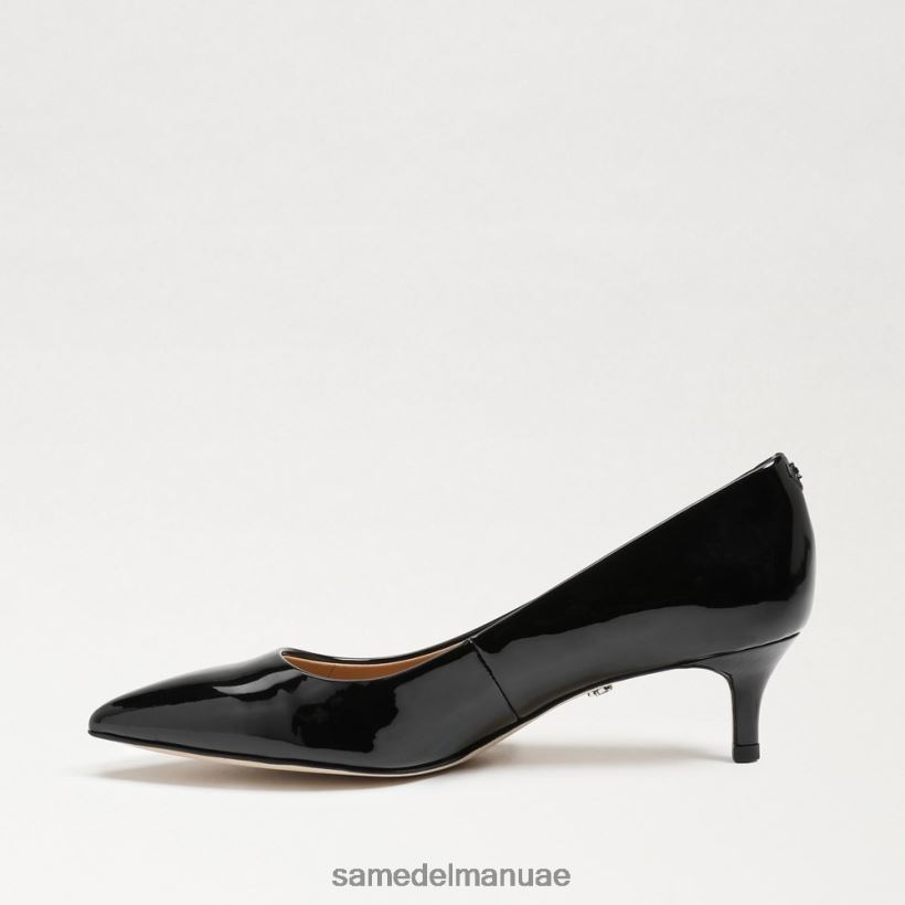 أسود براءة اختراع أحذية Sam Edelman نحيف مضخة كعب دوري هريرة 246L6T544