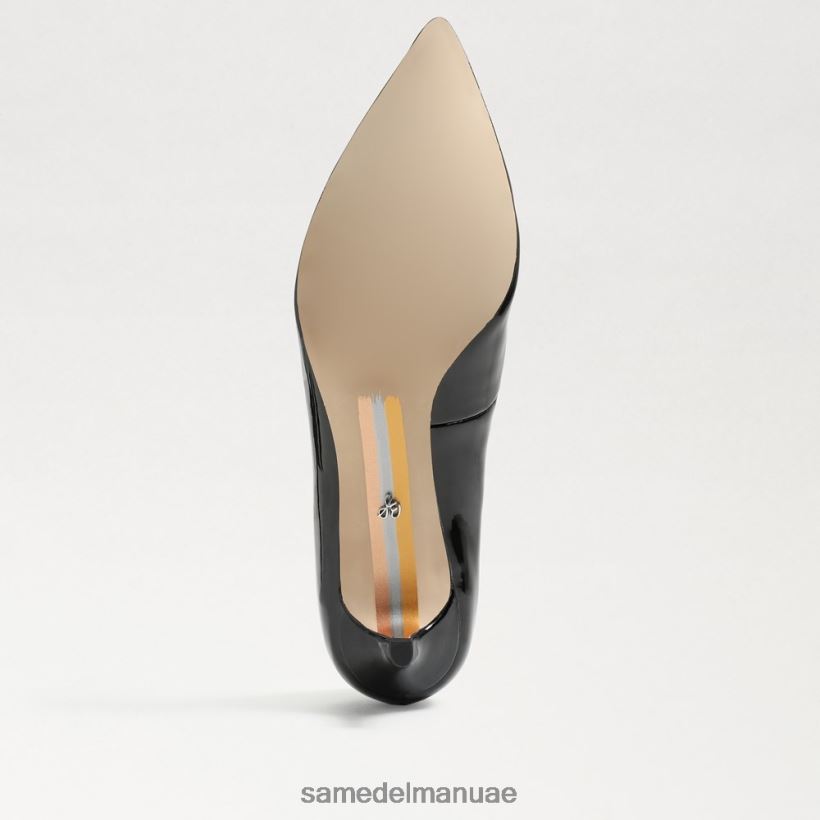 أسود براءة اختراع أحذية Sam Edelman نحيف مضخة كعب دوري هريرة 246L6T544