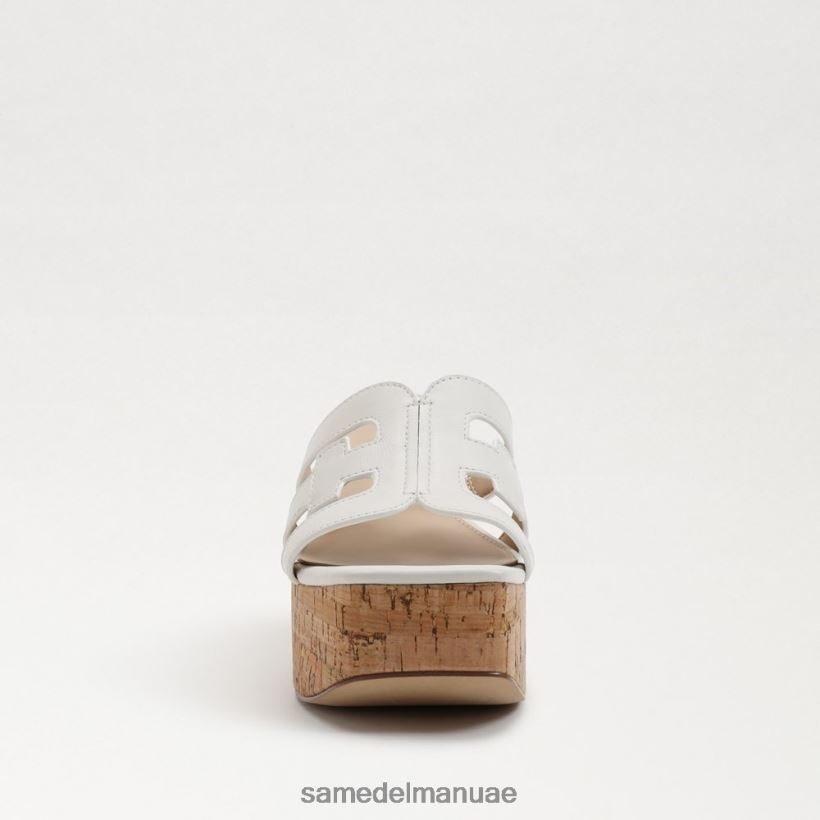 ناصعة البياض أحذية Sam Edelman نحيف صندل منصة التطوير 246L6T545