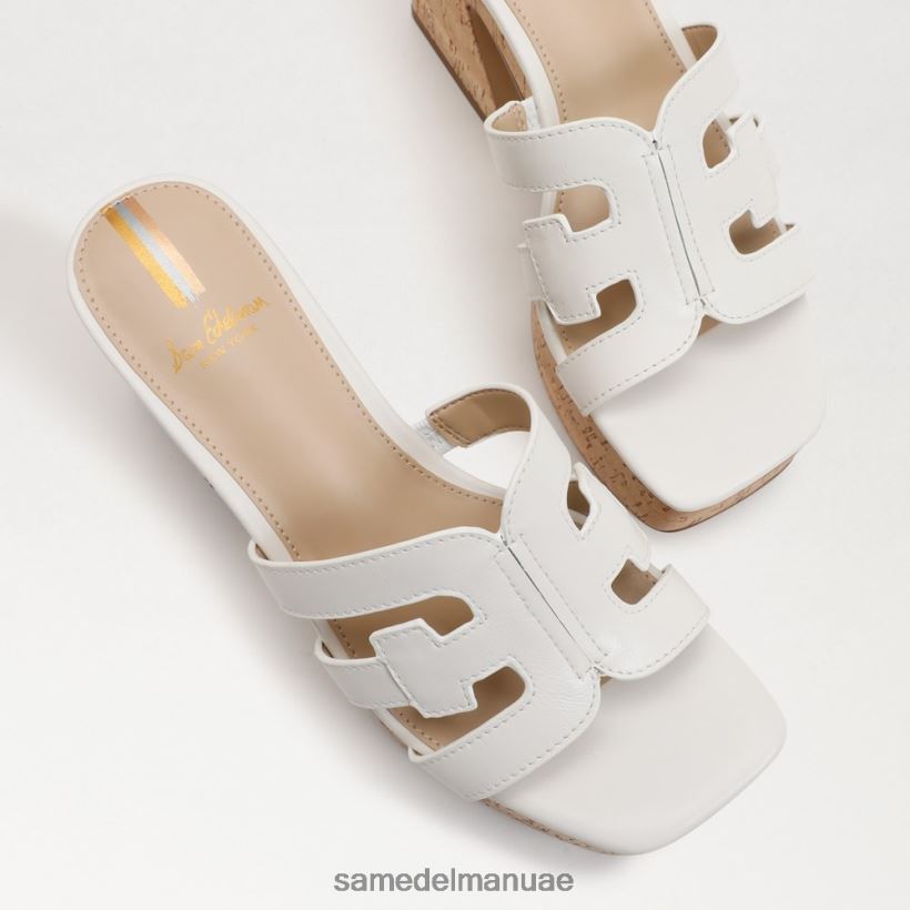 ناصعة البياض أحذية Sam Edelman نحيف صندل منصة التطوير 246L6T545