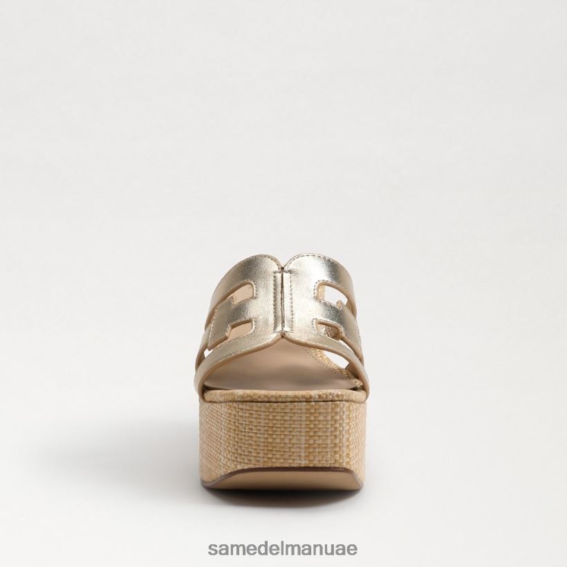 أوراق الذهب أحذية Sam Edelman نحيف صندل منصة التطوير 246L6T547