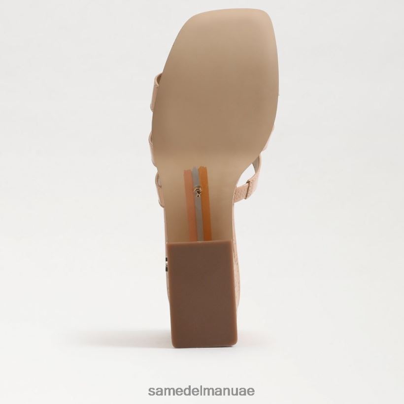 براءة اختراع أحمر الخدود البيج أحذية Sam Edelman نحيف صندل منصة التطوير 246L6T549