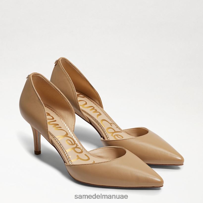 بيج فاتح أحذية Sam Edelman نحيف كعب هريرة بمقدمة مدببة من جاينا 246L6T551