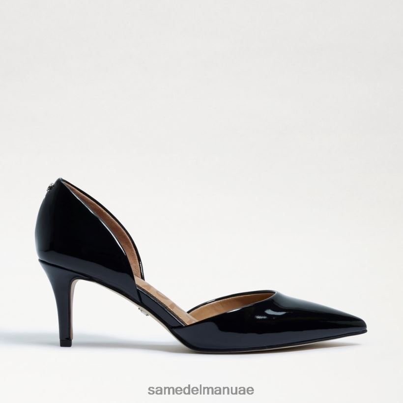 أسود براءة اختراع أحذية Sam Edelman نحيف كعب هريرة بمقدمة مدببة من جاينا 246L6T552