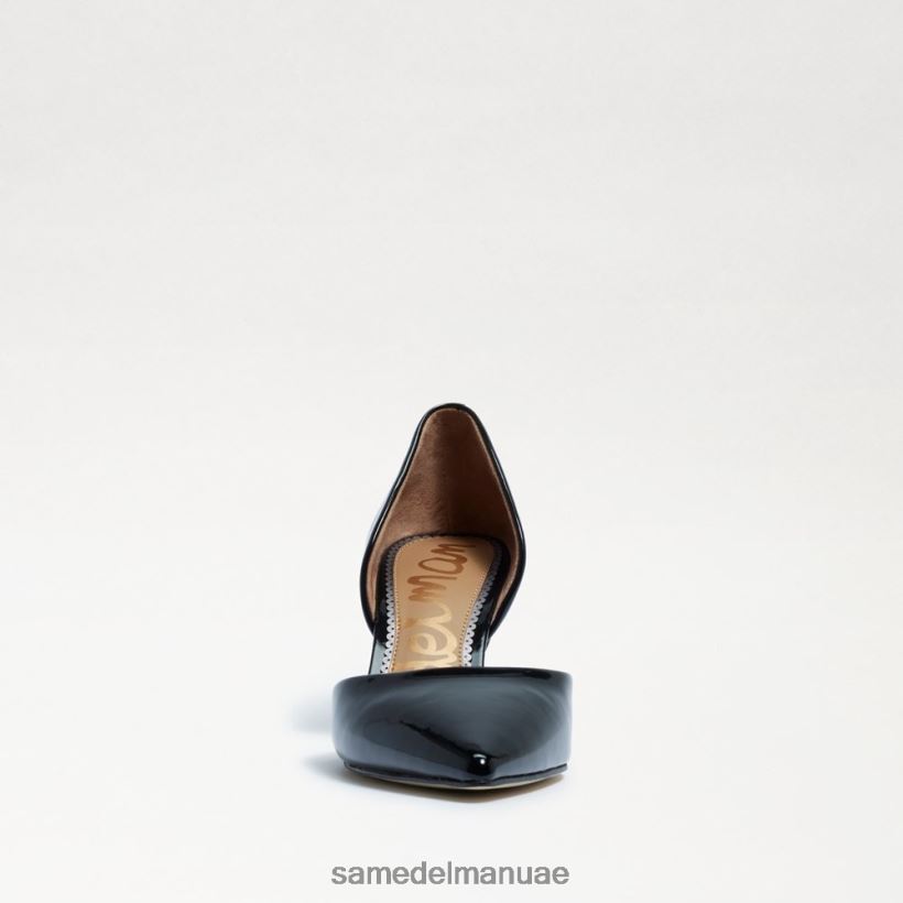 أسود براءة اختراع أحذية Sam Edelman نحيف كعب هريرة بمقدمة مدببة من جاينا 246L6T552