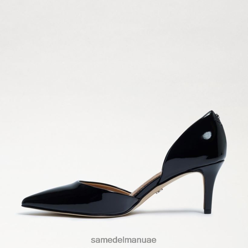 أسود براءة اختراع أحذية Sam Edelman نحيف كعب هريرة بمقدمة مدببة من جاينا 246L6T552