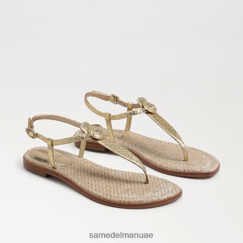 ذهب أحذية Sam Edelman نحيف صندل جيجي سيجنيت ثونغ 246L6T560