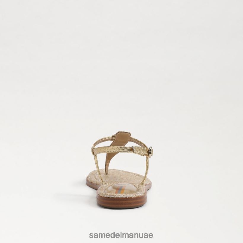 ذهب أحذية Sam Edelman نحيف صندل جيجي سيجنيت ثونغ 246L6T560