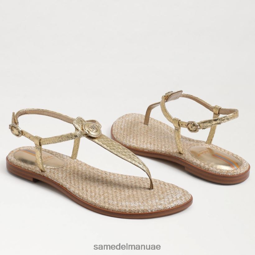 ذهب أحذية Sam Edelman نحيف صندل جيجي سيجنيت ثونغ 246L6T560