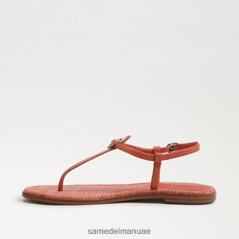 الطين الوردي أحذية Sam Edelman نحيف صندل جيجي سيجنيت ثونغ 246L6T561