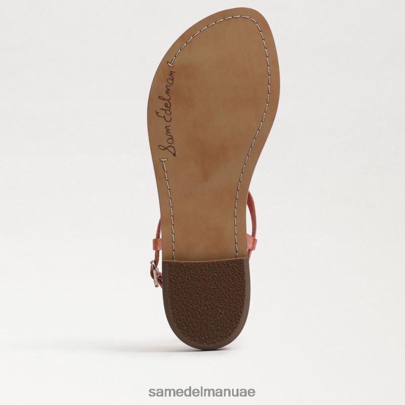 الطين الوردي أحذية Sam Edelman نحيف صندل جيجي سيجنيت ثونغ 246L6T561