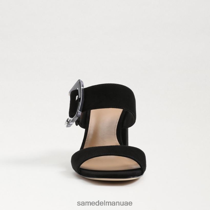 جلد الغزال الأسود أحذية Sam Edelman نحيف بغل كعب دالتون 246L6T565