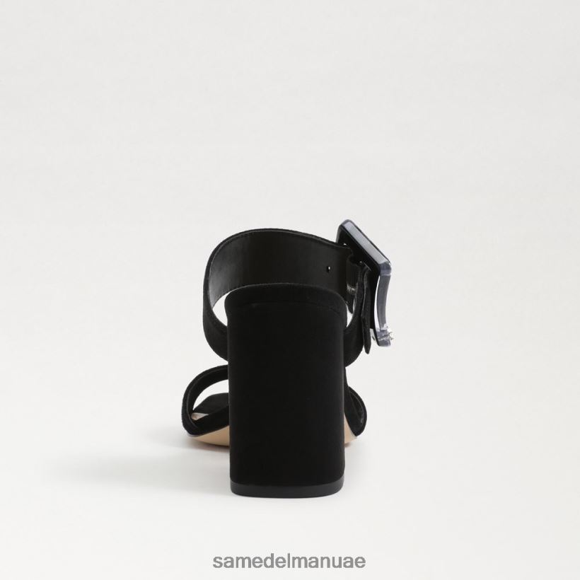 جلد الغزال الأسود أحذية Sam Edelman نحيف بغل كعب دالتون 246L6T565