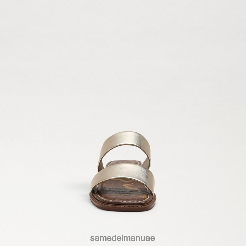 جلد أوراق الذهب أحذية Sam Edelman نحيف هايدي صندل منزلق 246L6T574