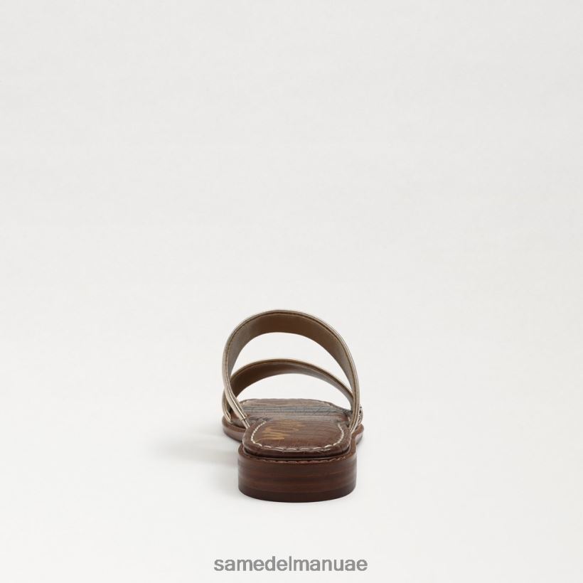 جلد أوراق الذهب أحذية Sam Edelman نحيف هايدي صندل منزلق 246L6T574