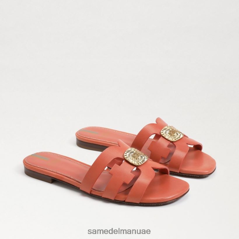 الطين الوردي أحذية Sam Edelman نحيف صندل منزلق مشع 246L6T577