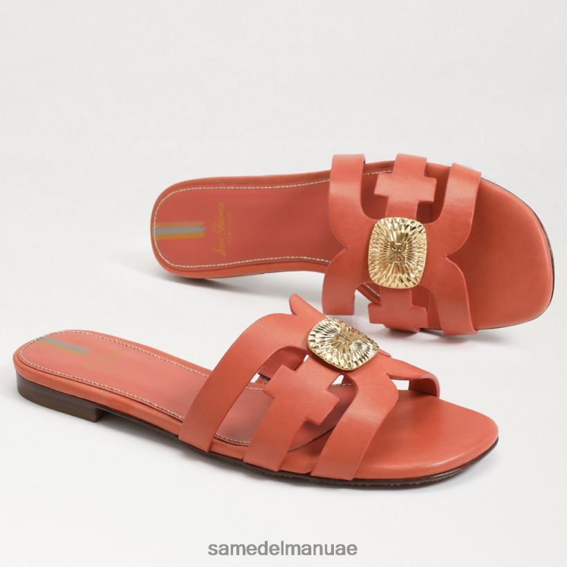 الطين الوردي أحذية Sam Edelman نحيف صندل منزلق مشع 246L6T577