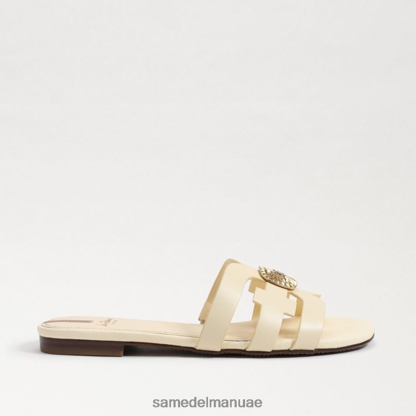 القمح المبيض أحذية Sam Edelman نحيف صندل منزلق مشع 246L6T579