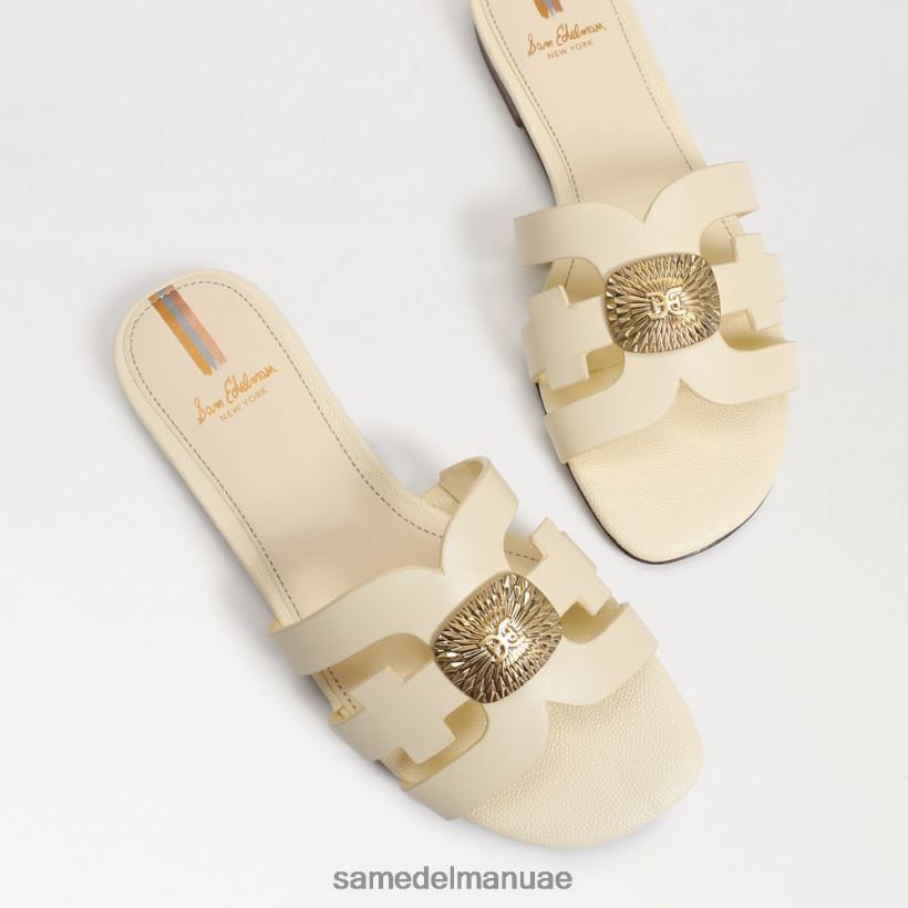 القمح المبيض أحذية Sam Edelman نحيف صندل منزلق مشع 246L6T579