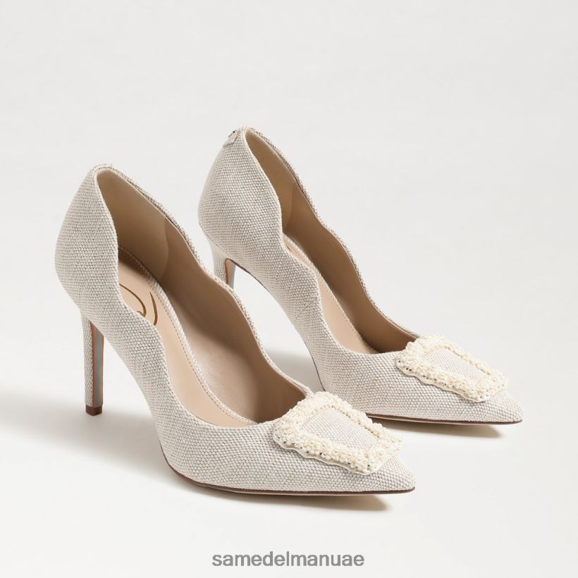 العاج متعدد أحذية Sam Edelman نحيف هارييت مطرز بكعب مدبب عند الأصابع 246L6T584