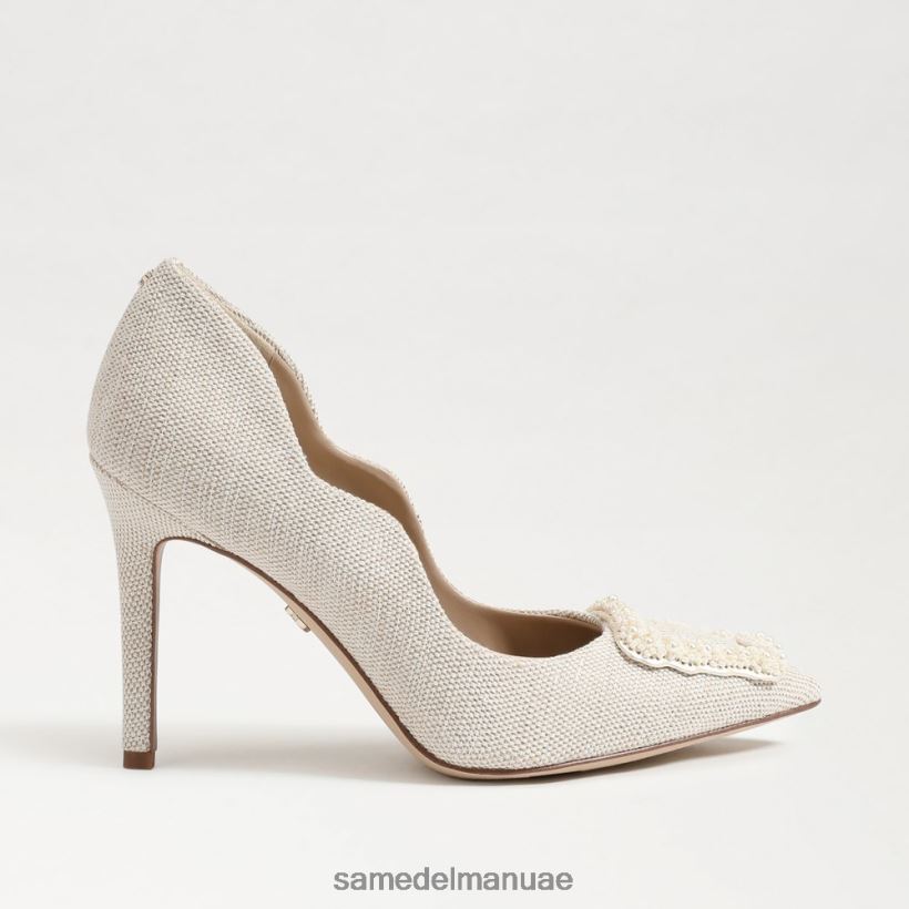 العاج متعدد أحذية Sam Edelman نحيف هارييت مطرز بكعب مدبب عند الأصابع 246L6T584