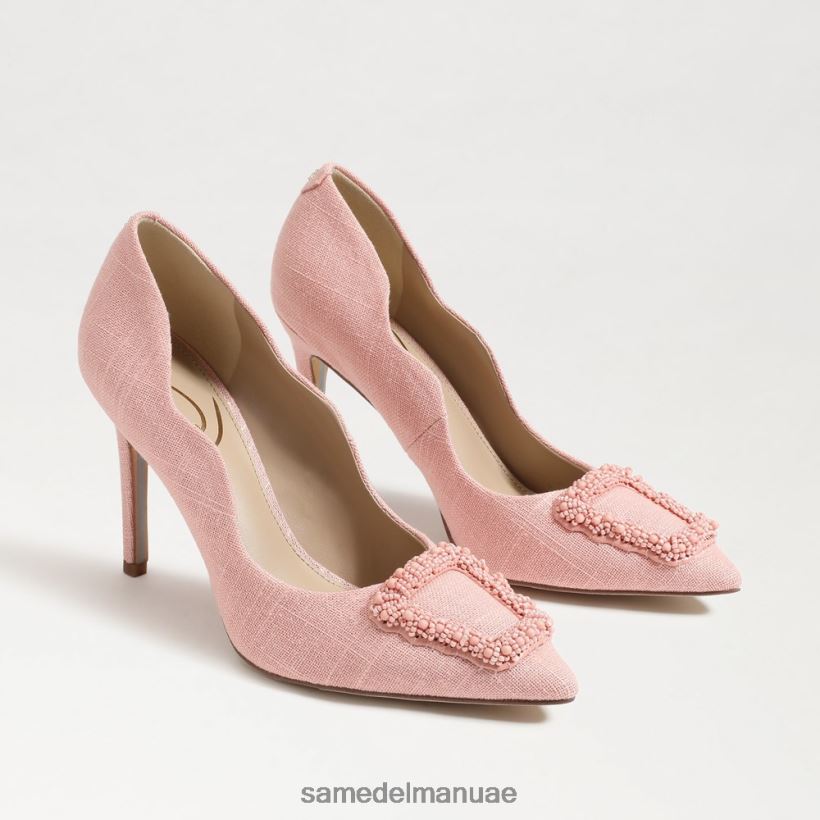 الخوخ المرجاني أحذية Sam Edelman نحيف هارييت مطرز بكعب مدبب عند الأصابع 246L6T585