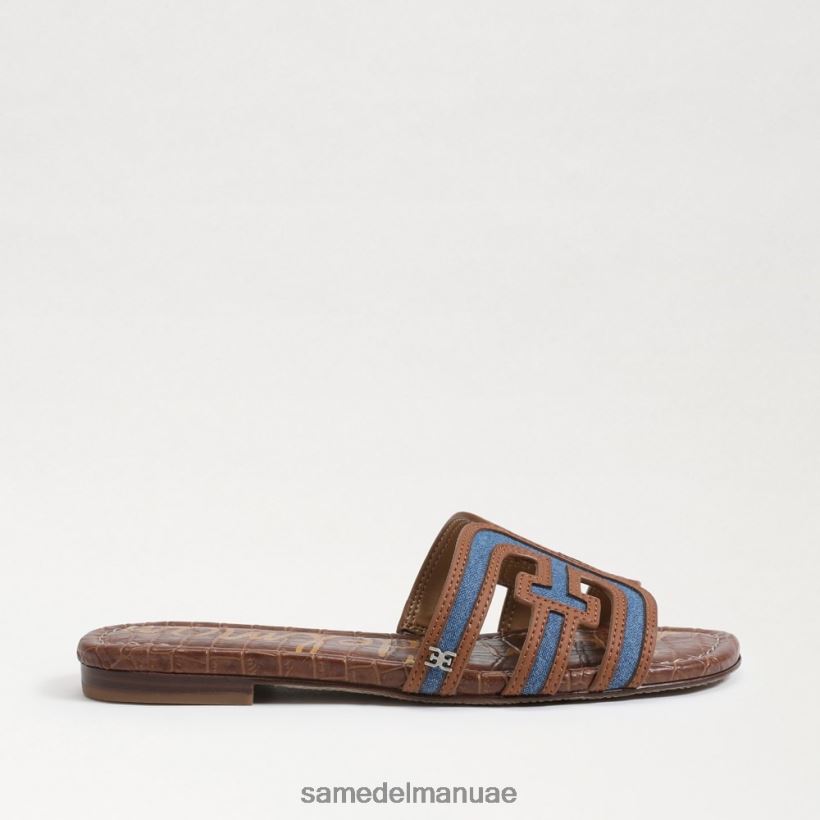 النيلي المغسول أحذية Sam Edelman نحيف صندل منزلق متعدد الألوان 246L6T590