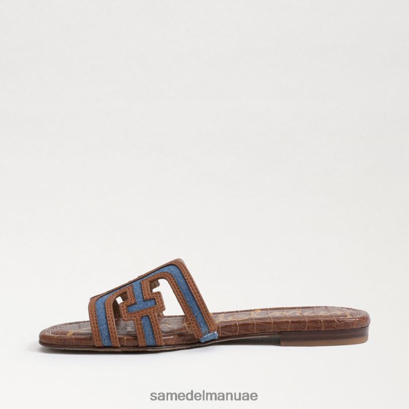 النيلي المغسول أحذية Sam Edelman نحيف صندل منزلق متعدد الألوان 246L6T590
