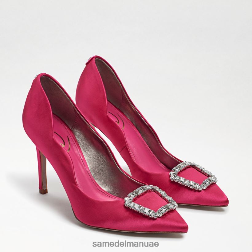 الفوشيه الساتان أحذية Sam Edelman نحيف كعب هارييت مدبب عند أصابع القدم 246L6T594