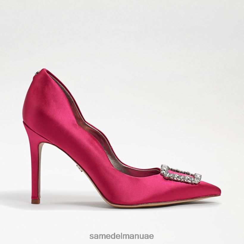 الفوشيه الساتان أحذية Sam Edelman نحيف كعب هارييت مدبب عند أصابع القدم 246L6T594